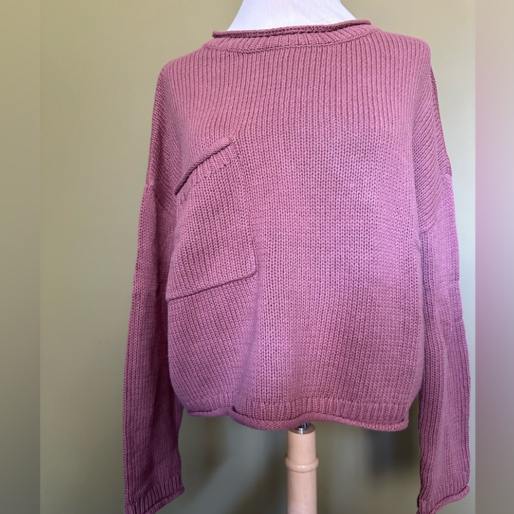 Urban Outfitters Dusty Rose Knit Pullover - Picture 2 of 5